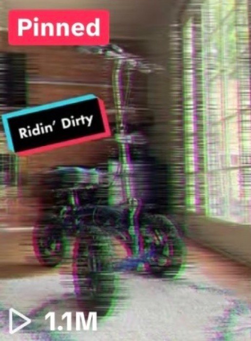Knee Rover video post with 1.1 million views