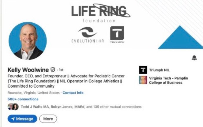 Life Ring Foundation founder's LinkedIn profile